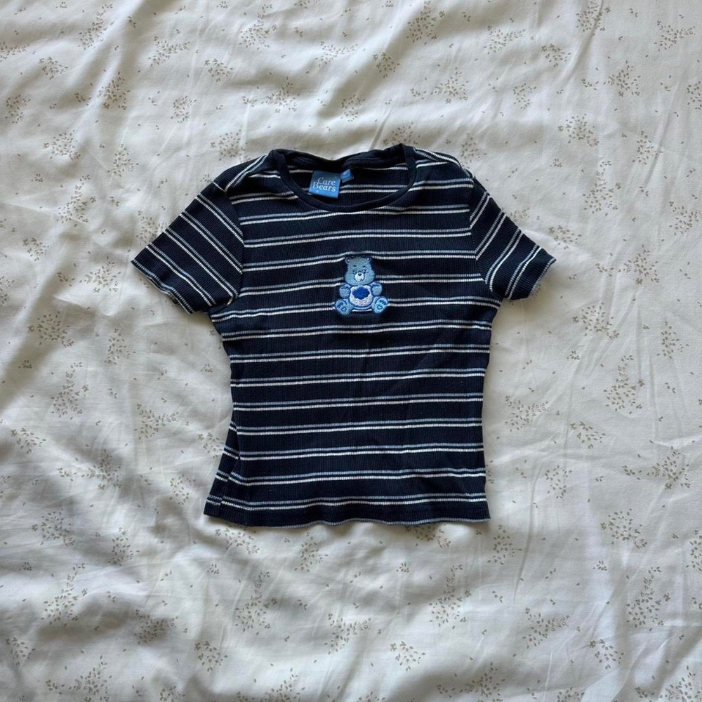 Care Bears - striped ribbed baby tee